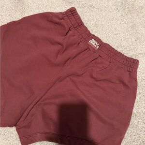 Daily Drills Burgundy Lounge Shorts
